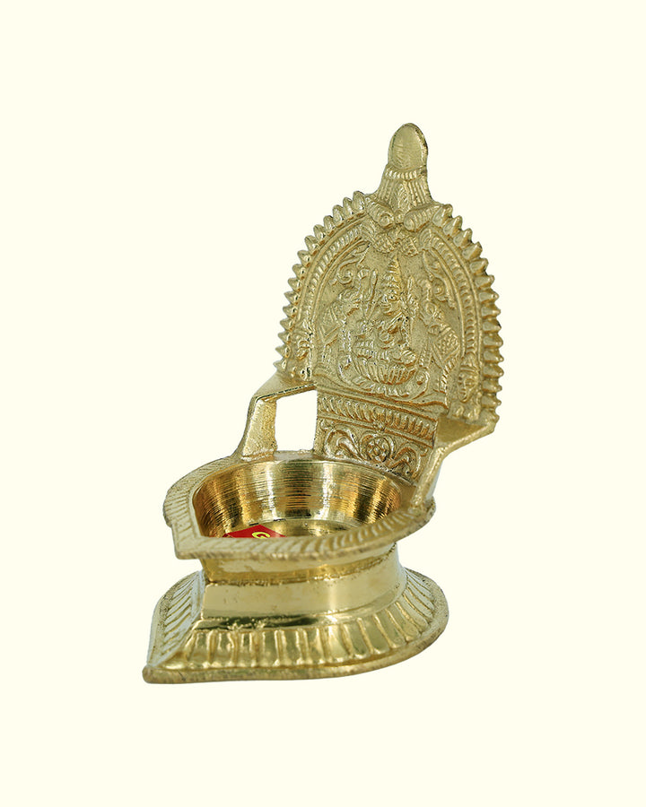 4” Brass Kamakshi Deepam