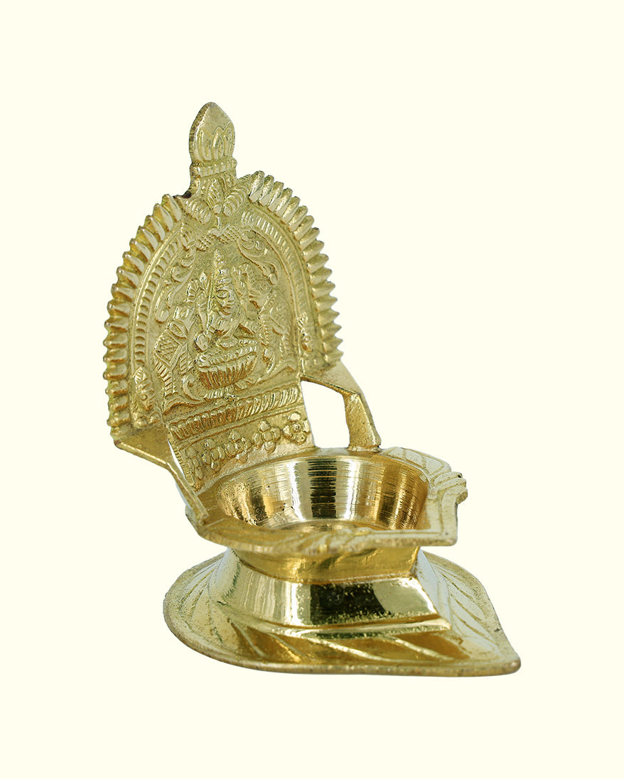 4.5” Brass Kamakshi Deepam