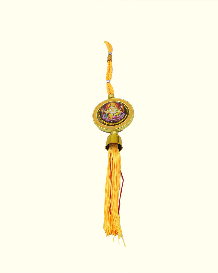 11.5" Ganapathy Car Hanging Decor Ornament