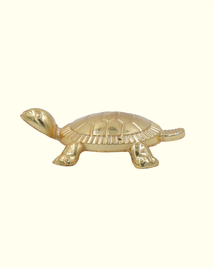 2.5" Wide Brass Vastu Tortoise