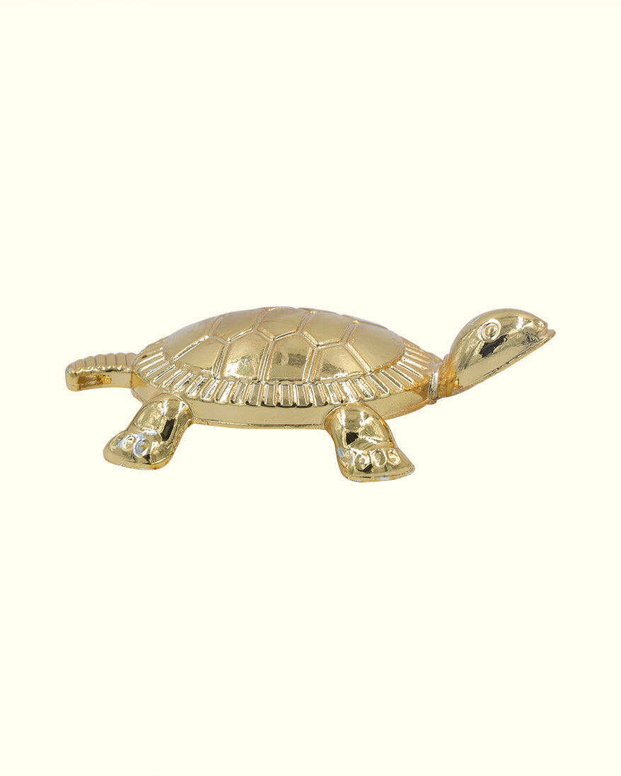 2.5" Wide Brass Vastu Tortoise