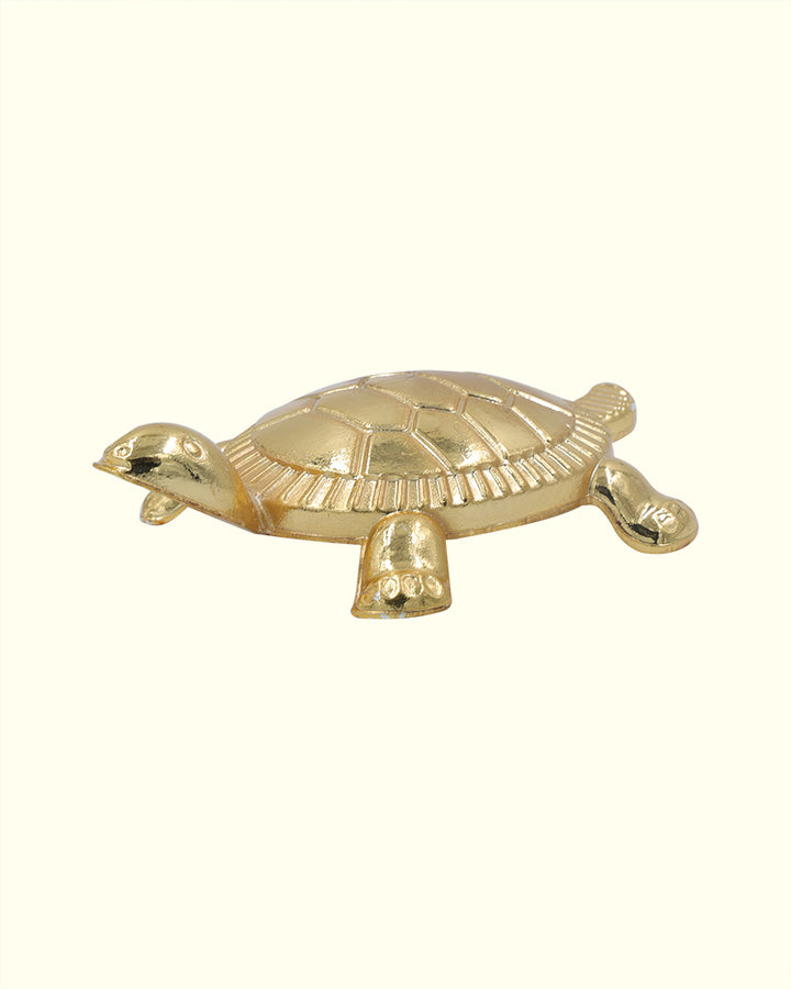 2.5" Wide Brass Vastu Tortoise