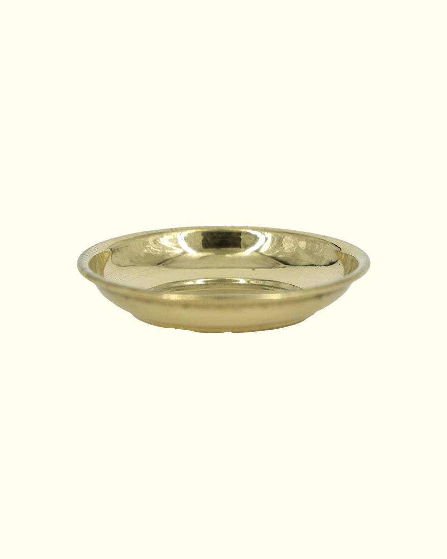 2.5” Elegant Brass Plain Alva Plate