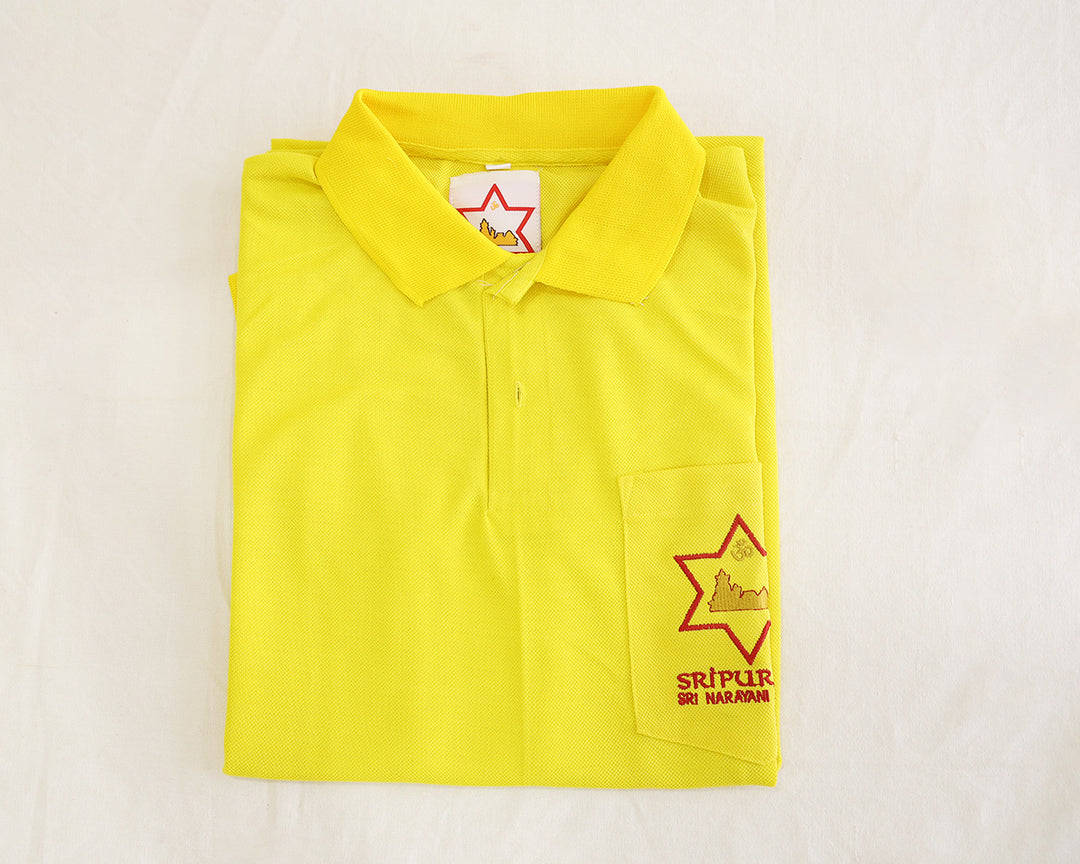 Embrace Spiritual Elegance With Sripuram T-Shirt In Five Vibrant Colours.