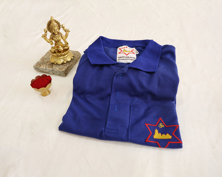 Embrace Spiritual Elegance With Sripuram T-Shirt In Five Vibrant Colours.