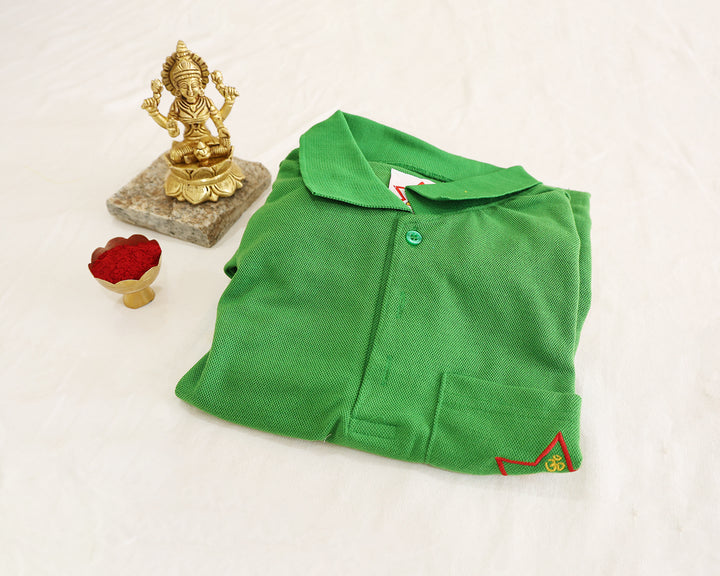 Embrace Spiritual Elegance With Sripuram T-Shirt In Five Vibrant Colours.