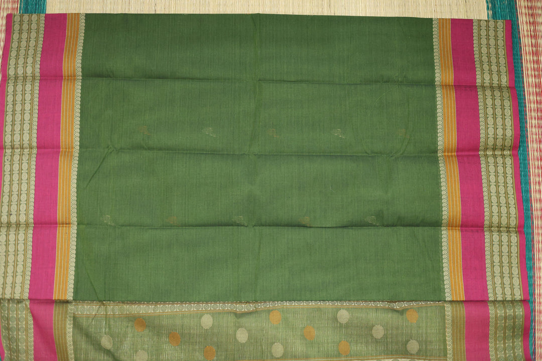 Kuttrala Kuravanchi Cotton Saree with Blouse Piece – A Heritage Weave