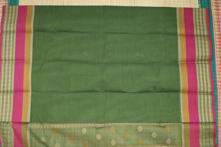 Kuttrala Kuravanchi Cotton Saree with Blouse Piece – A Heritage Weave