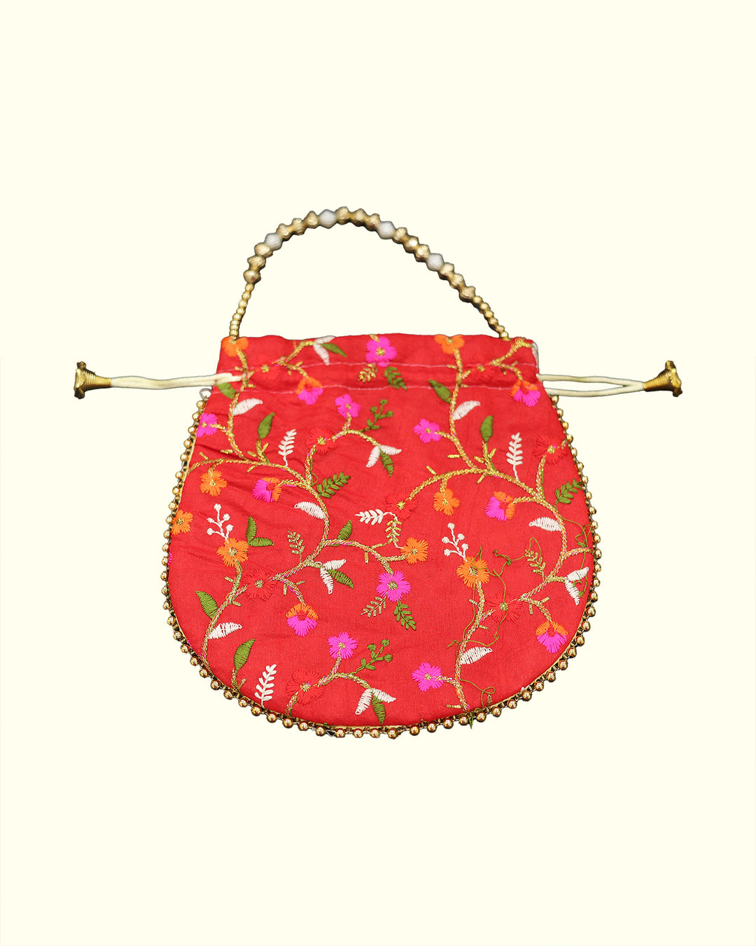 Rajasthani Handcrafted Sling Bag- Vibrant Multi-coloured Thread Embroidery