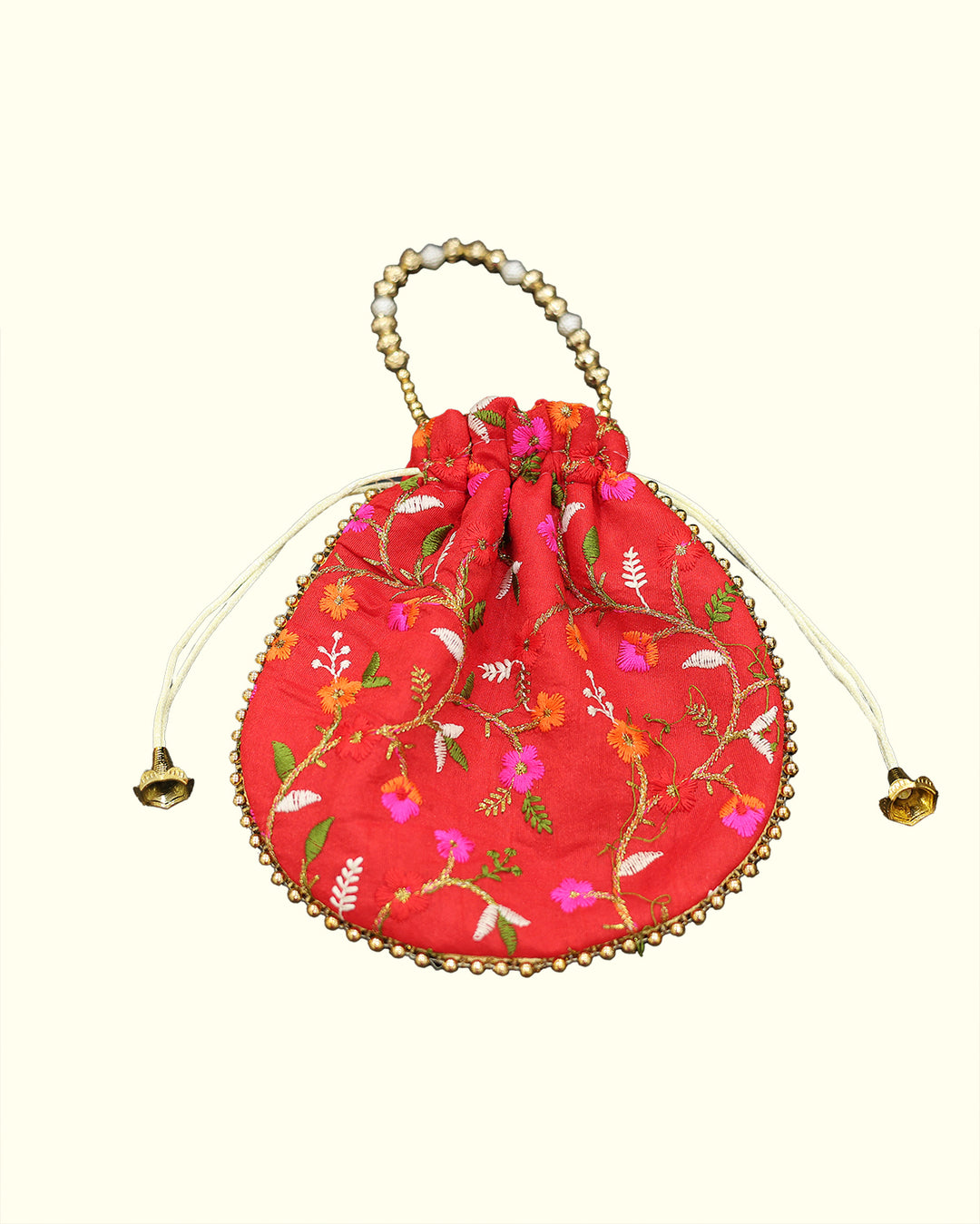 Rajasthani Handcrafted Sling Bag- Vibrant Multi-coloured Thread Embroidery