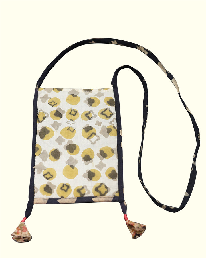 Artisan Sling Bags Hand-Blocked Designs with Natural Vegetable Dyes on Pure Cotton