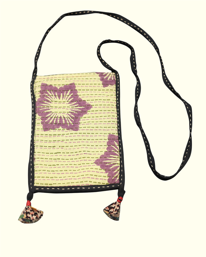 Artisan Sling Bags Hand-Blocked Designs with Natural Vegetable Dyes on Pure Cotton