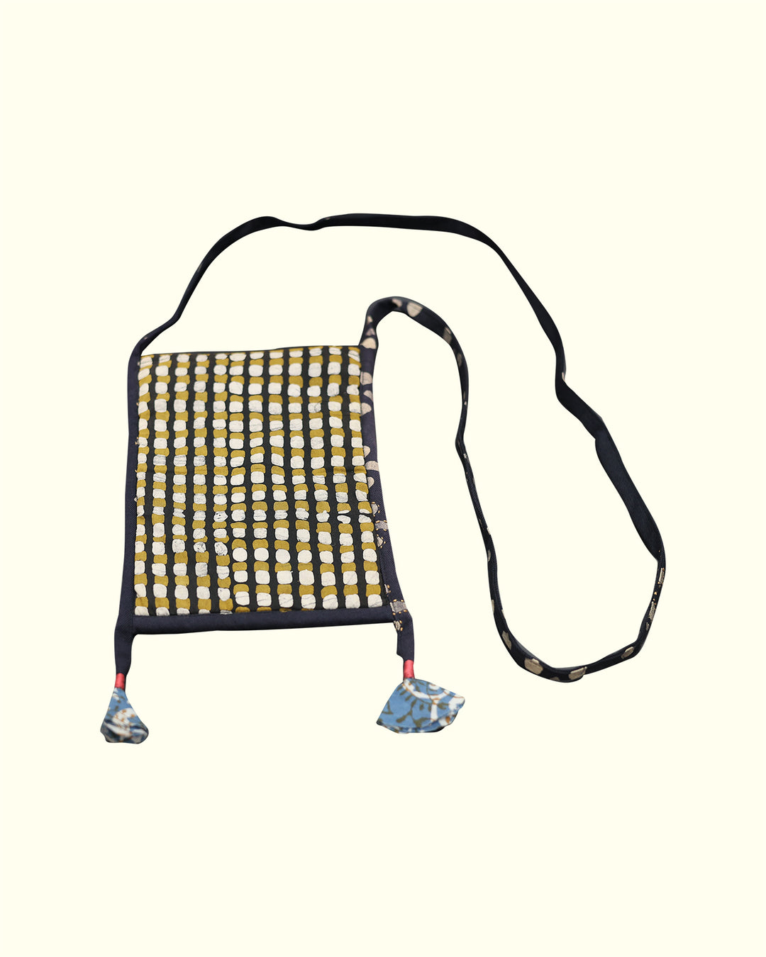 Artisan Sling Bags Hand-Blocked Designs with Natural Vegetable Dyes on Pure Cotton