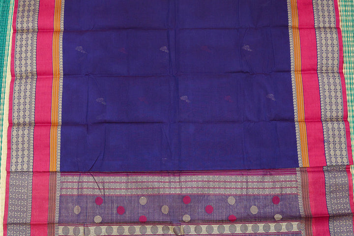 Kuttrala Kuravanchi Cotton Saree with Blouse Piece – A Heritage Weave