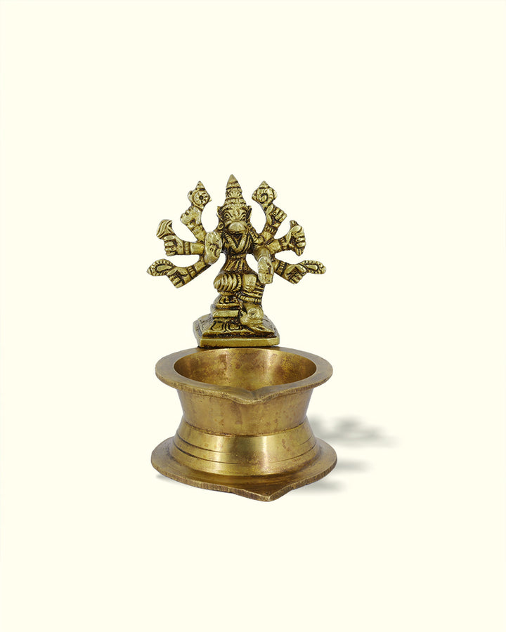 3.5" Varahi Amman Deepam