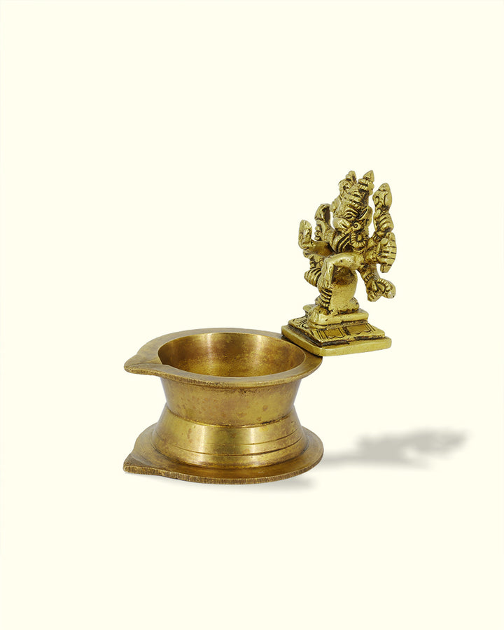 3.5" Varahi Amman Deepam