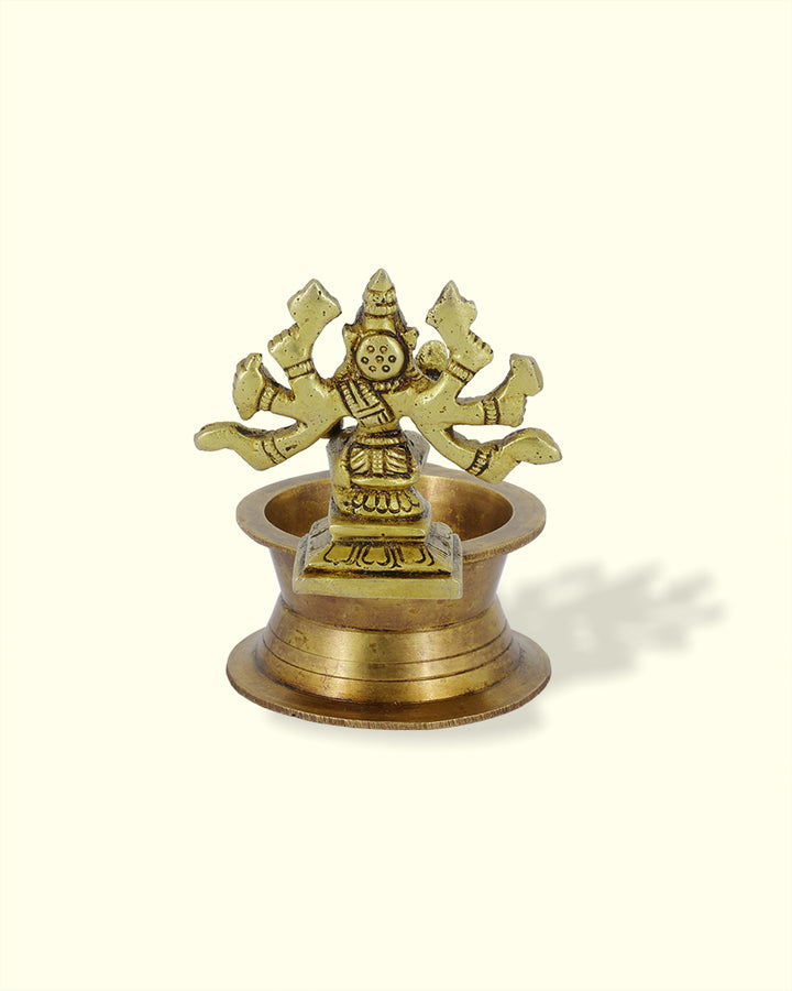 3.5" Varahi Amman Deepam