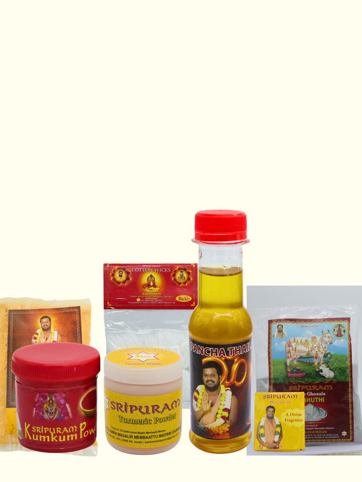 Pooja Items combo pack -  Big - Sripuram Store