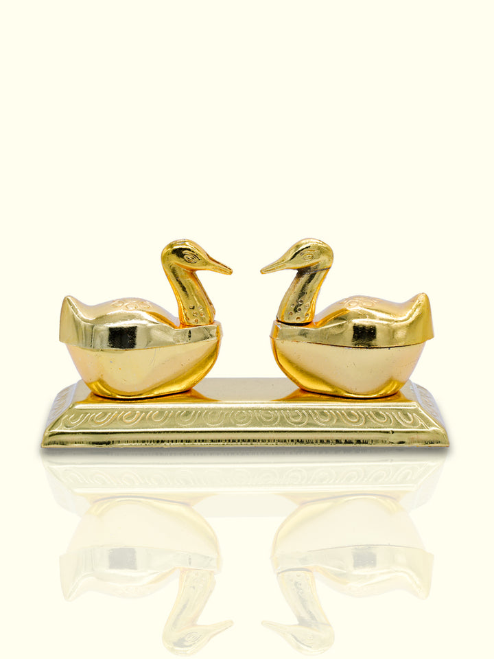 2" Metal Ducks Paperweight - Sripuram Store