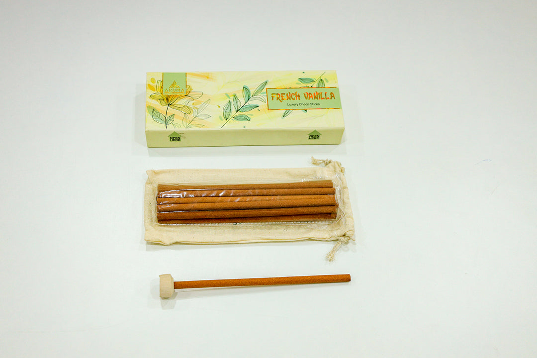 AROMA’S - French Vanilla Luxury Dhoop Sticks