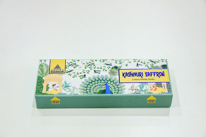 AROMA' S Kashmiri Saffron Luxury Dhoop Sticks