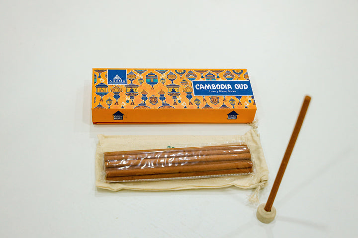 AROMA'S Cambodia Oud Luxury Dhoop Sticks