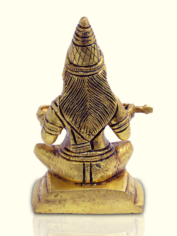 4.5" Brass Annapurni - Sripuram Store