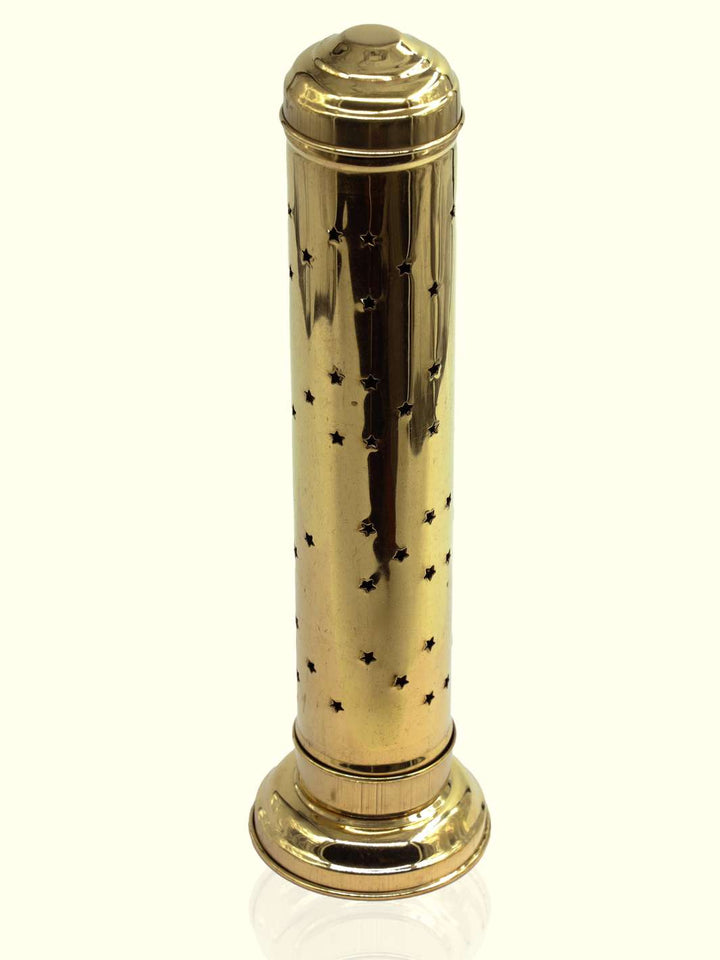 11" Brass Incense (Agarbatti) Stand - Sripuram Store