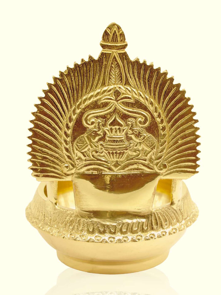 6" AshtaLakshmi Deepa (Lamp) - Sripuram Store