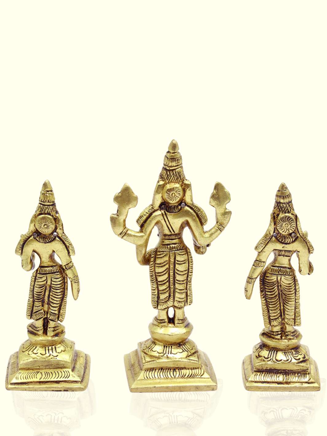 4" Brass Balaji Family - Sripuram Store