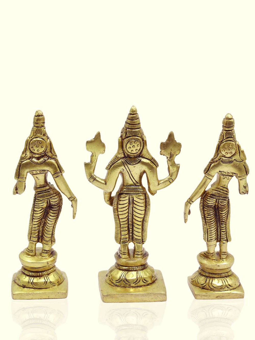 5.5" Brass Balaji Family - Sripuram Store