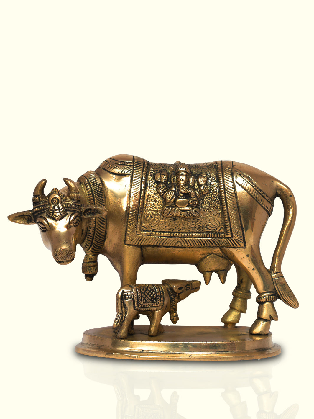 4.5" Brass Gho Mata - Sripuram Store