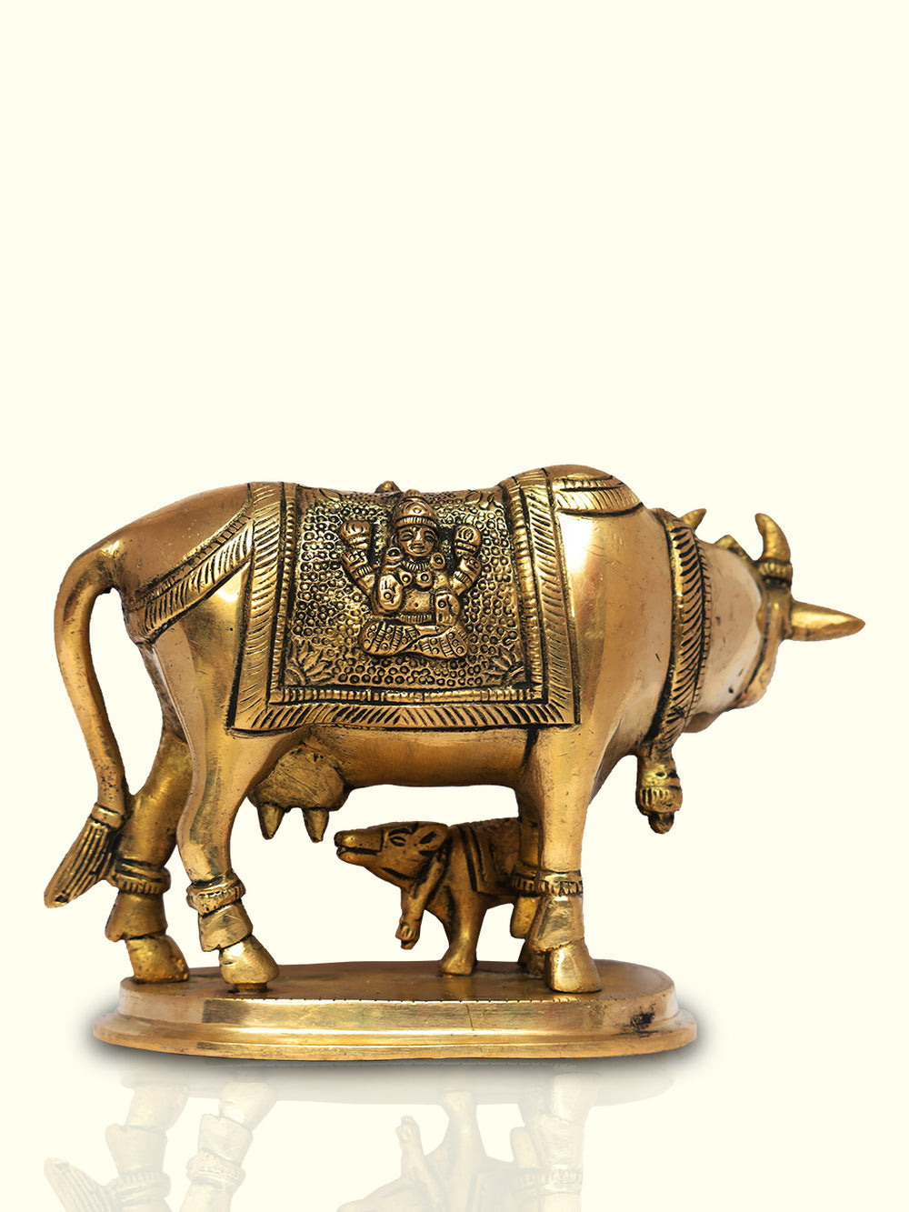 4.5" Brass Gho Mata - Sripuram Store