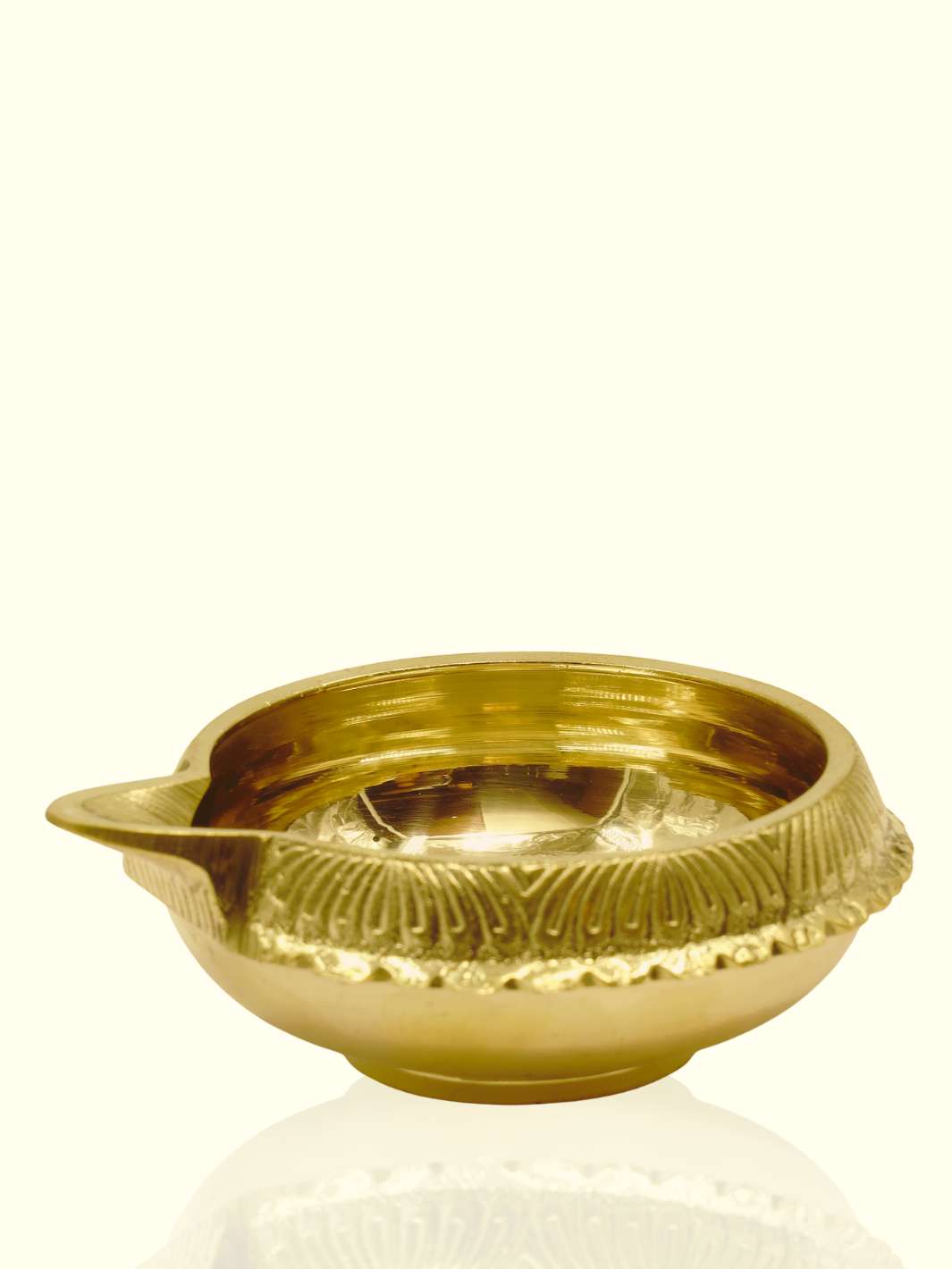 3.5" Wide Brass Kuber Deepa - Sripuram Store