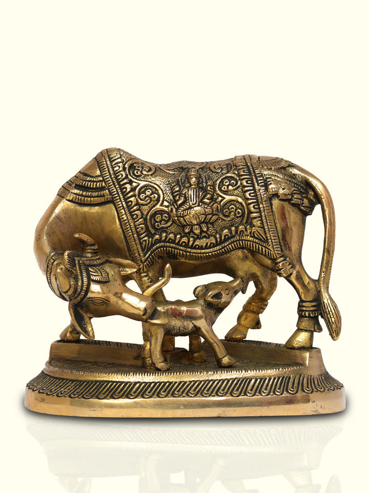 5" Brass Gho Mata - Sripuram Store