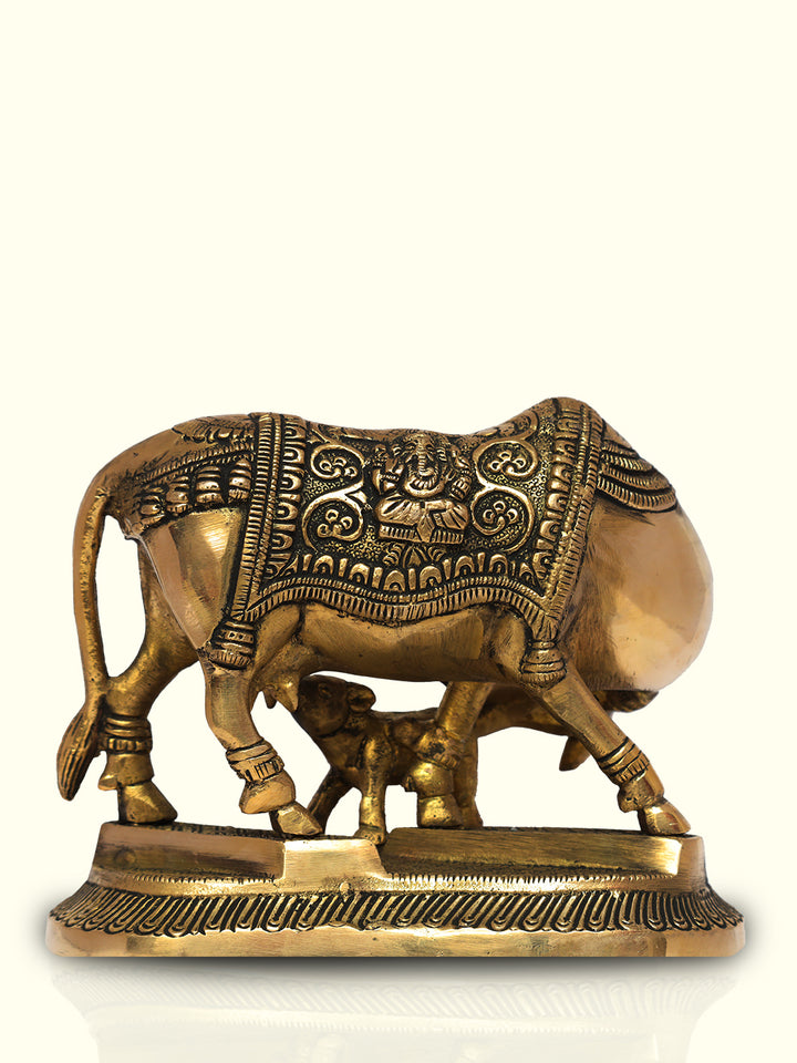 5" Brass Gho Mata - Sripuram Store