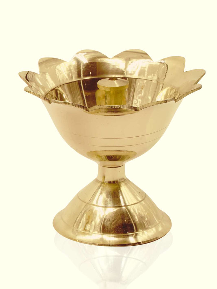 3" Brass Devadas Lamp - Sripuram Store