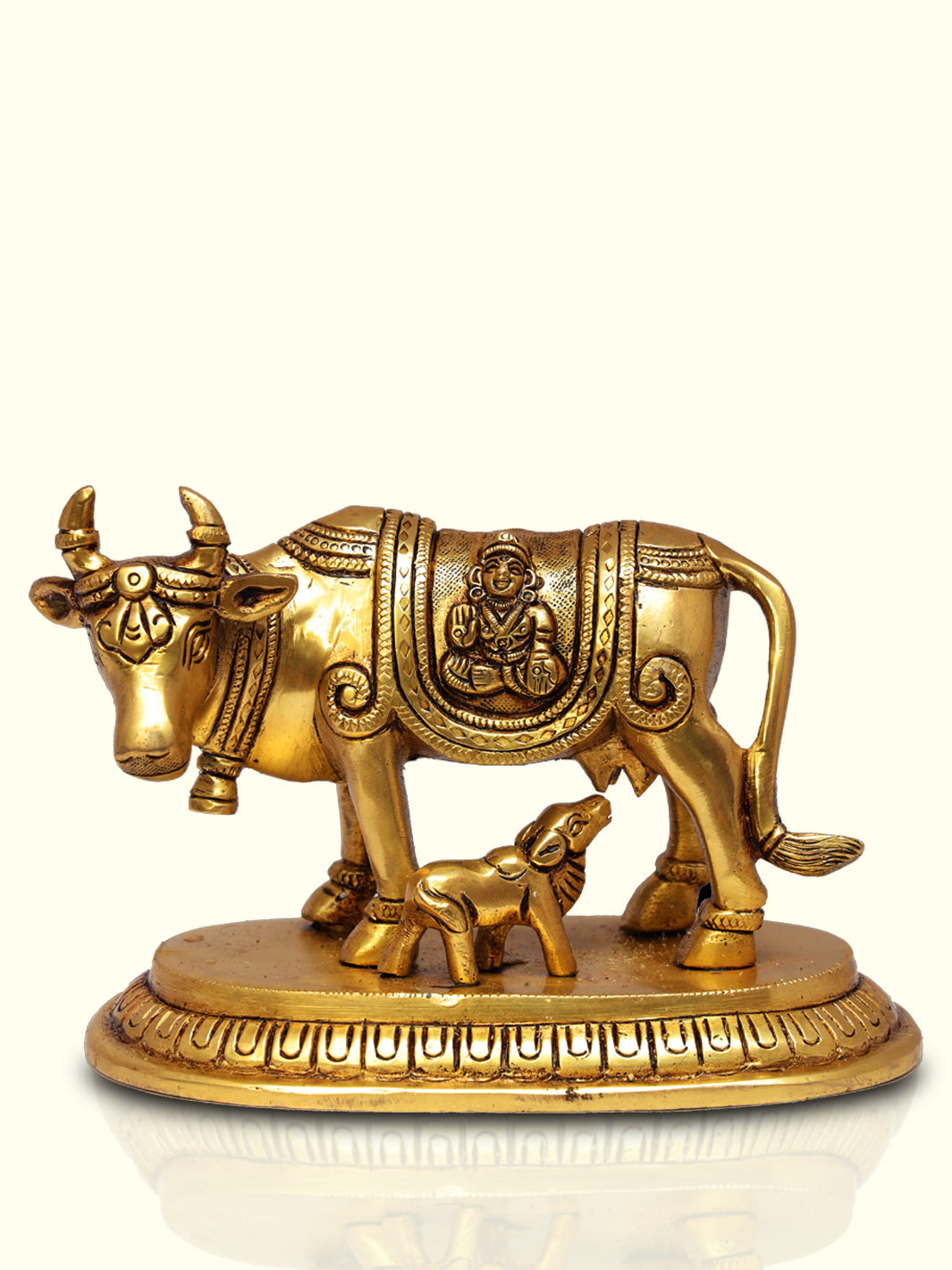 4" Brass Gho Mata - Sripuram Store