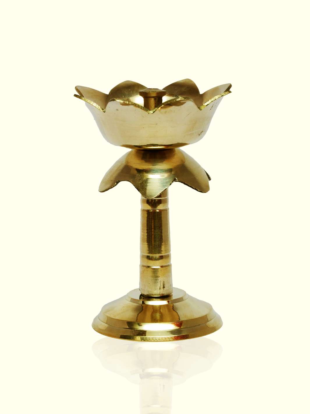 3.5" Tall Lotus Lamp - Sripuram Store