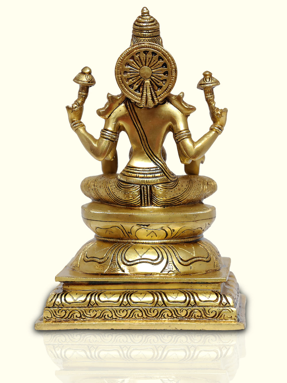 9" Brass Dhanalakshmi - Sripuram Store