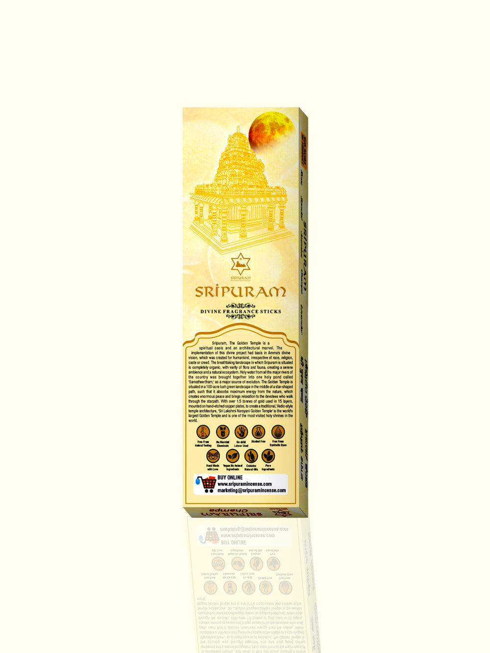 Sripuram Champa Incense - 20 STICKS - Sripuram Store