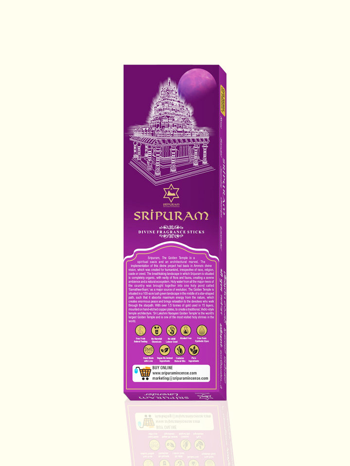 Sripuram Lavender Incense - 20 STICKS - Sripuram Store