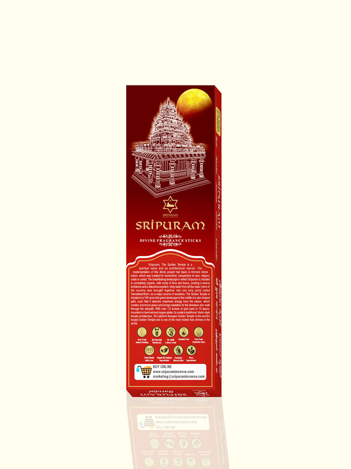 Sripuram Sandal Incense - 20 STICKS - Sripuram Store